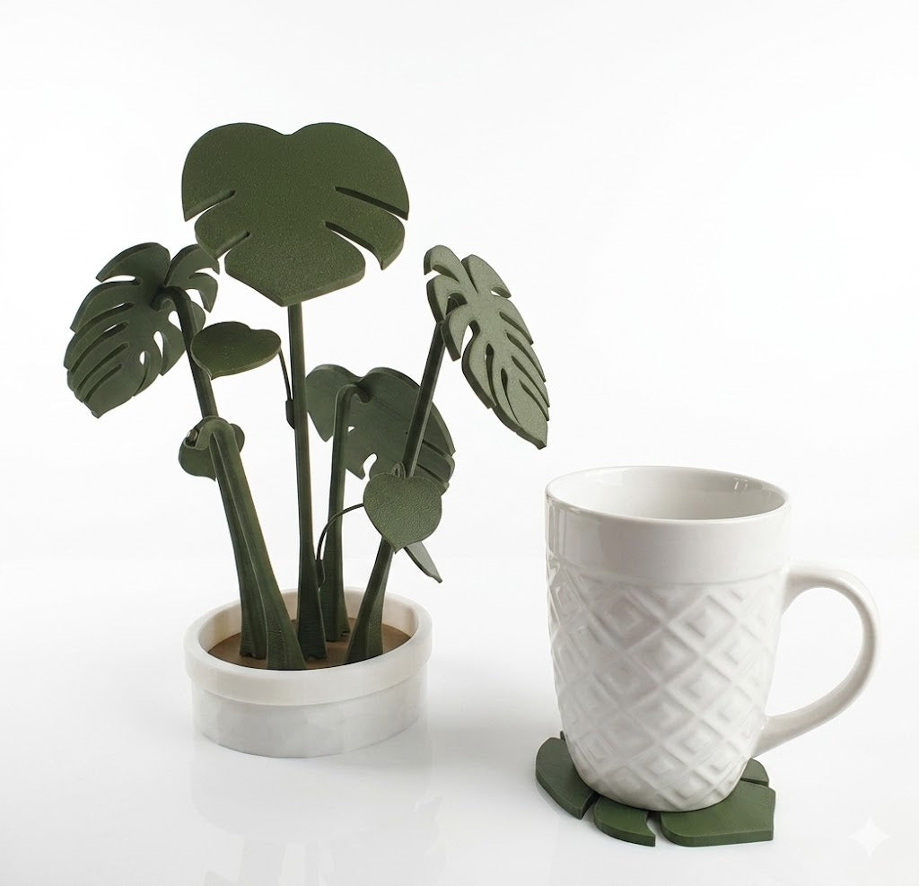 Lót ly Monstera - Hubdein
